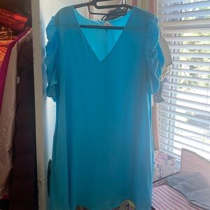 Size medium blue adrienne dress
